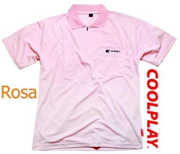 Coolplay Shirt Target Dart Polo Pink Size M