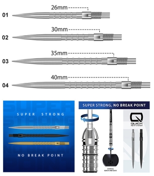 HM Grip Silver Quick Points 35mm