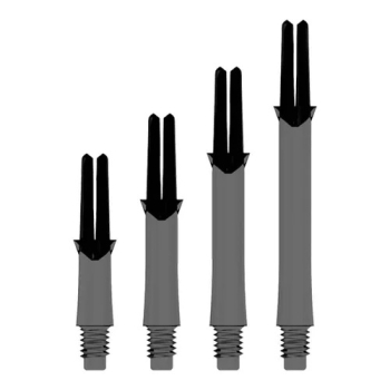 L-Shaft Straight Clear Schwarz 130