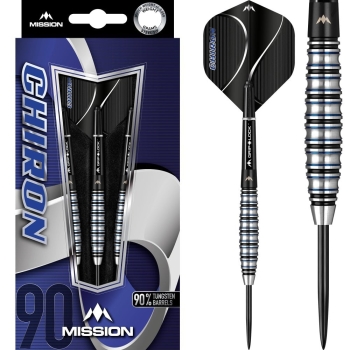Mission Chiron Steel Tip Curved M2 90% Electro Black & Blue 23g