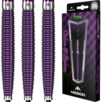 Mission Chloe OBrien  Steeldart 95 % Tungsten Electro Purple 23g
