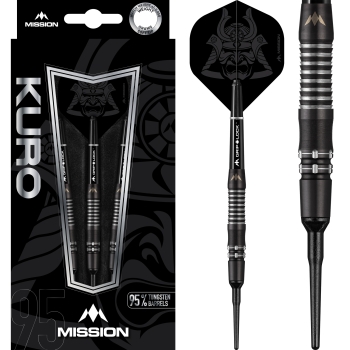 Mission Kuro M2 95% Black Titanium Softdart 19 Gramm