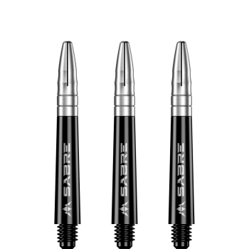 Mission Sabre Shafts Black/Silber Midi