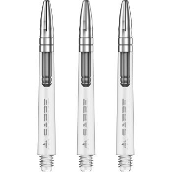 Mission Sabre Shafts Clear/Silber Medium