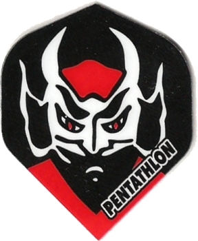 6 Dart Flights Pentathlon Standard "TEUFEL" Devil 