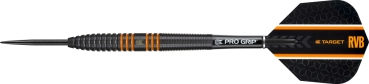 Target Barneveld RVB 80% Tungsten Schwarz Steel Darts 22 Gramm