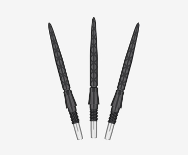 Target Swiss Stahlspitzen Storm Diamond Schwarz 30mm