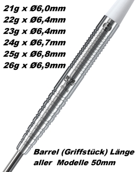 Preview: Harrows Wolfram Steeldart  22 Gramm 97% Tungsten