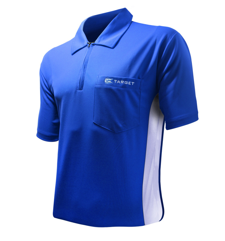 Target Shirt Cool Play Hybrid Shirt Blau/Weiß S M L Xl 2XL 3XL 4XL Dart NEU 