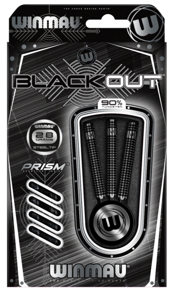 Winmau Blackout Steeldart 28 Gramm 90% Tungsten