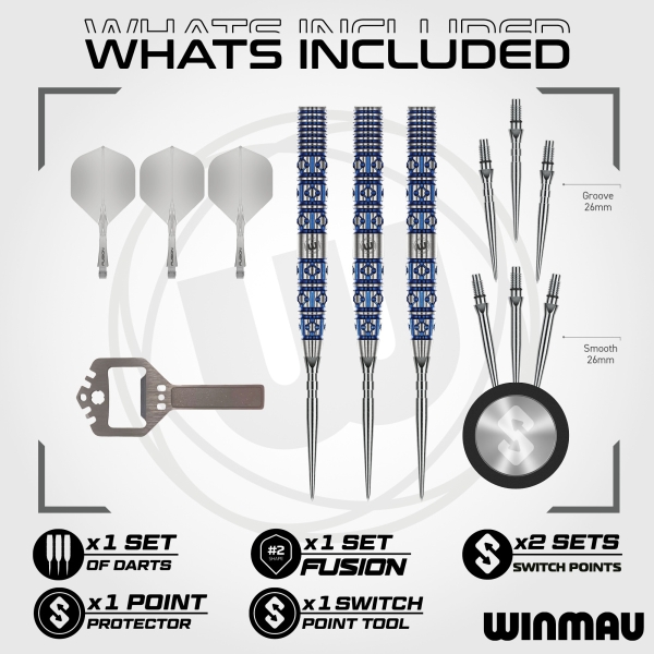 Winmau Lunaris Tapered 24g Steeldart
