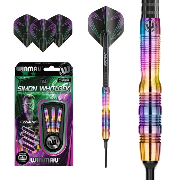 Winmau Simon Whitlock 90% Tungsten Urban Grip Softdart 20 Gramm