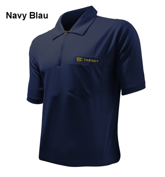 Coolplay Shirt Target Dart Polo Navy Blau Größe S
