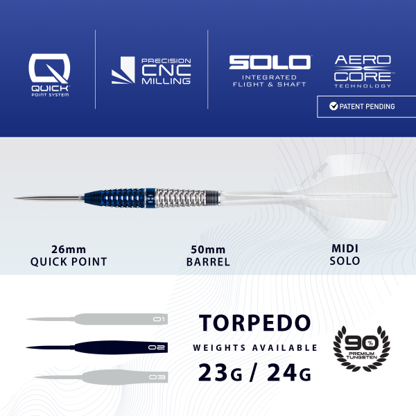 Geo Torpedo Steeldart 23g