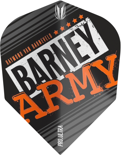 BARNEY ARMY PRO.ULTRA FLIGHT Target BLACK Ten-X