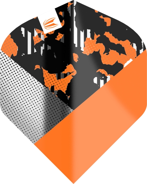 Target Barneveld ICON Flights Ultra Schwarz & Orange No.2