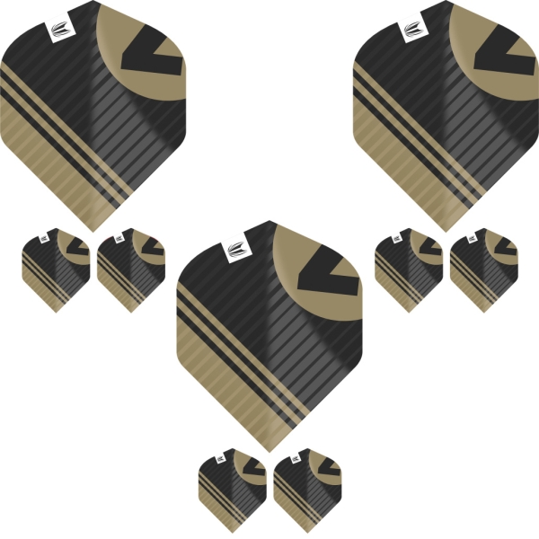 Target Chicane 3 Sets Flights Ten-X Schwarz