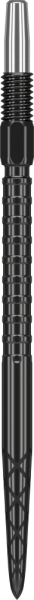 Target Swiss Stahlspitzen DS Schwarz 35mm