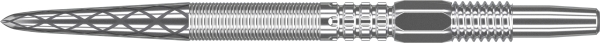 Target Swiss Stahlspitzen DX Silber 26mm