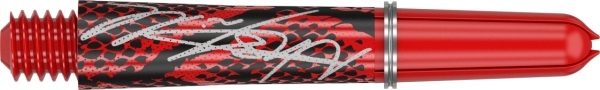 Target Pro Grip ICON Aspinall Schäfte Schwarz/Rot Kurz
