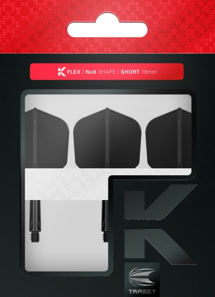 Target K-Flex Flights No6 Schwarz Kurz