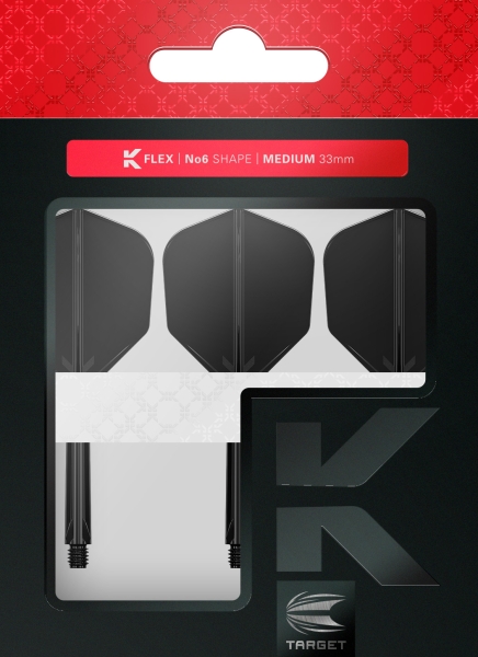 Target K-Flex Flights No6 Schwarz Medium