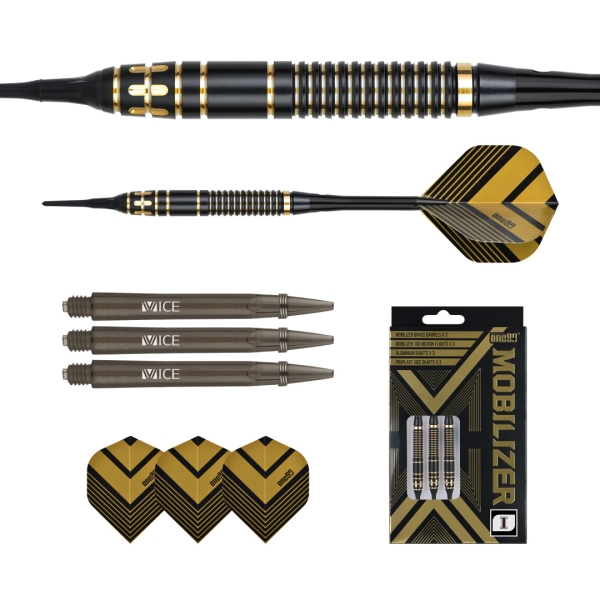 ONE80 Mobilizer 01 Messing Soft Dart 18g