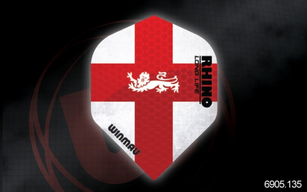 Winmau Rhino Standard Flights England Löwe