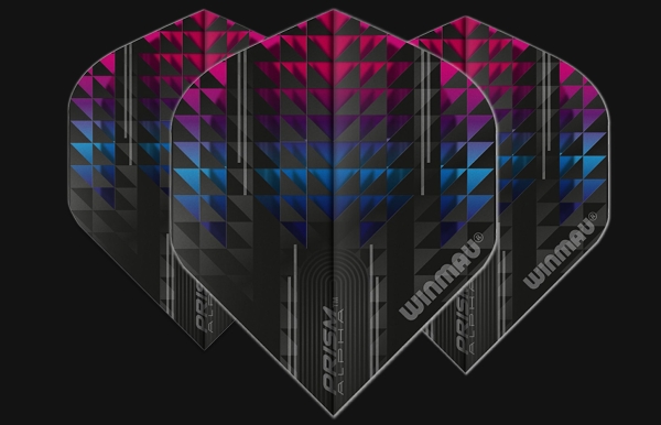 Prism Flight ALPHA Winmau Schwarz Rosa