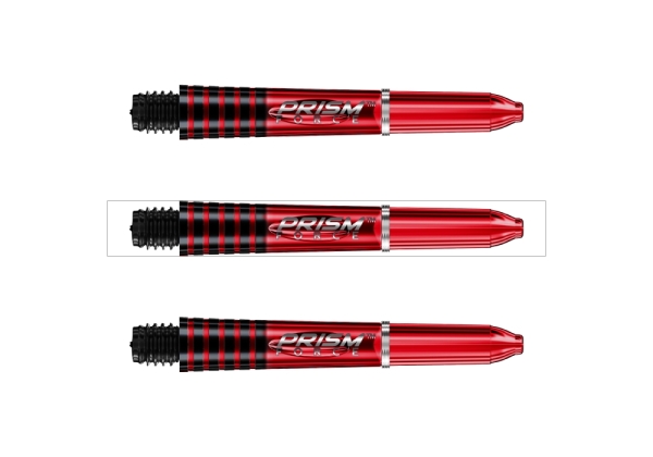 Winmau Prism Force Schäfte  Kurz Rot