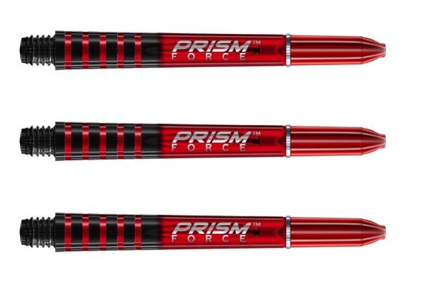 Winmau Prism Force Schäfte Intermediate Rot