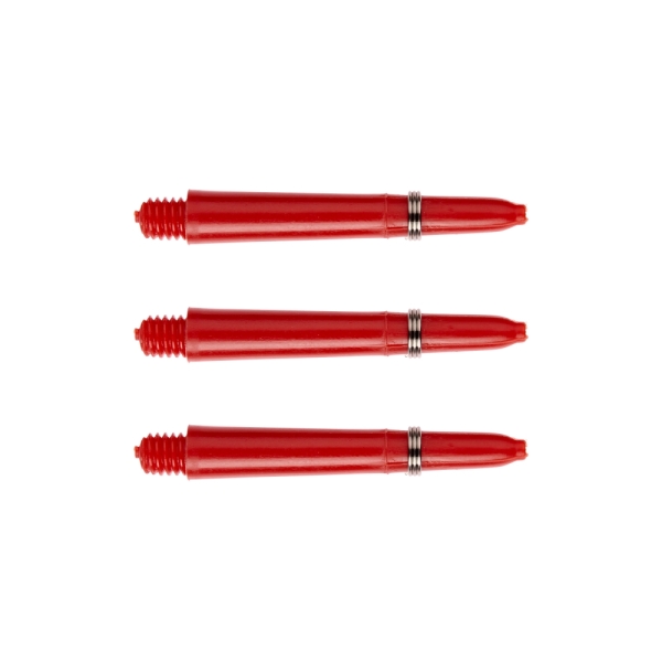 Winmau Nylon Shaft mit Ring Rot kurz