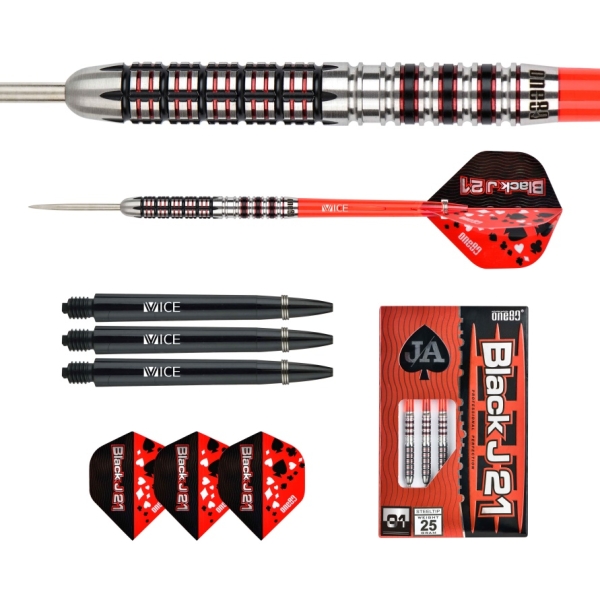 Black J 21 - 01 Steeltip 23 Gramm Barrel 90% Tungsten