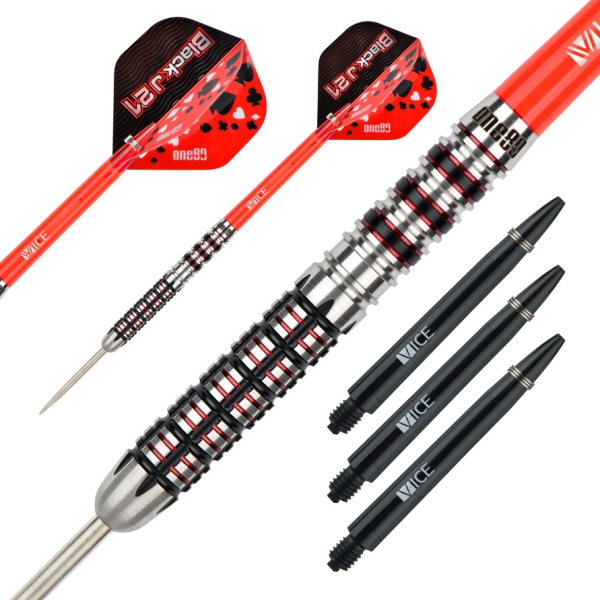 Black J 21 - 01 Steeltip 21 Gramm Barrelgewicht 90% Tungsten