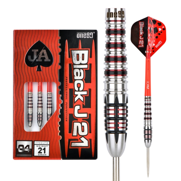 Black J 21 - 04 Steeldart 21 Gramm Barrelgewicht 90% Tungsten