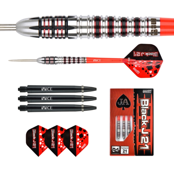 Black J 21 - 04 Steeldart 23 Gramm Barrelgewicht 90% Tungsten