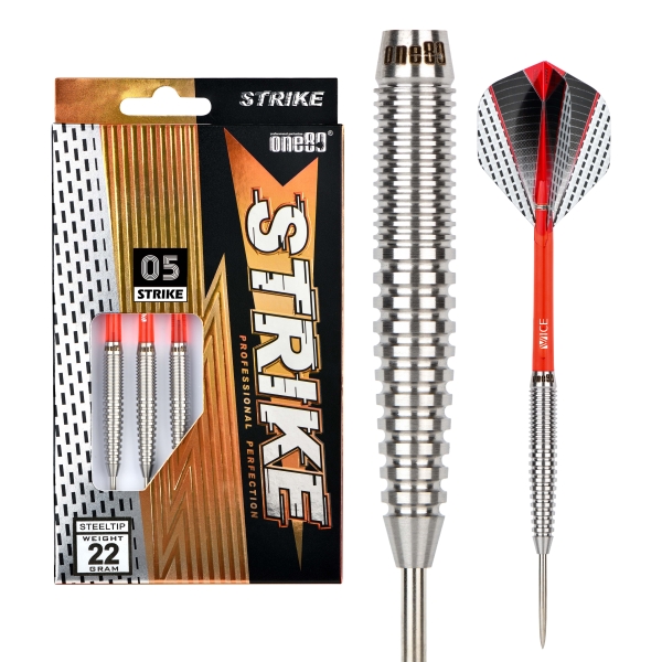 One80 Strike 05 80% Tungsten Steeldart 24 Gramm