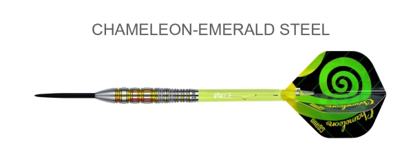 One80 Chameleon 90% Tungsten Emerald Steeldart 24 Gramm