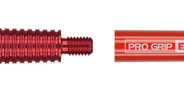 Target Pro Grip EVO Kunststoff Ersatztop Rot 3 Satz  9 Stück