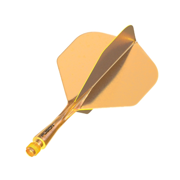 Winmau Fusion Integrated Flight & Shaft Orange Kurz