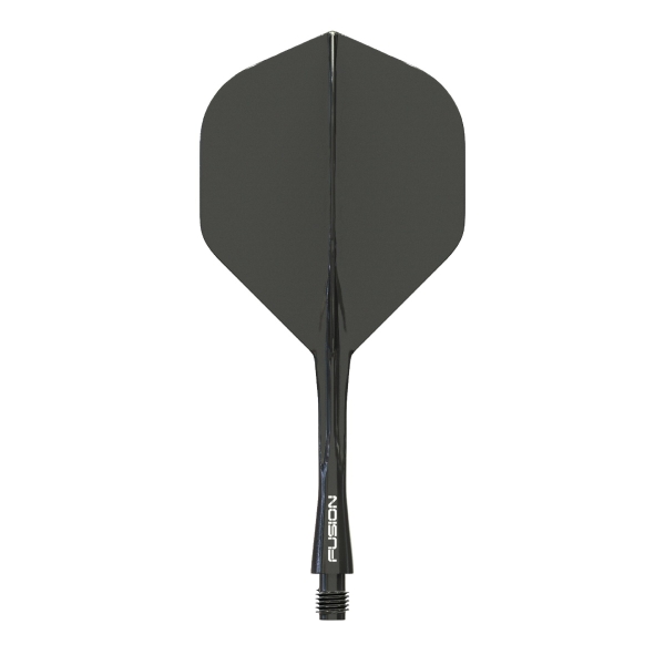 Winmau Fusion Integrated Flight & Shaft Schwarz Intermediate