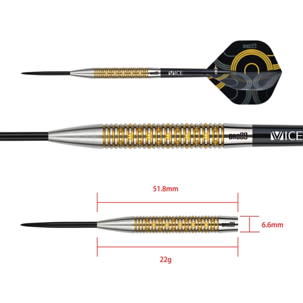 ONE80 Paul Krohne Signature Steel Dart 22g