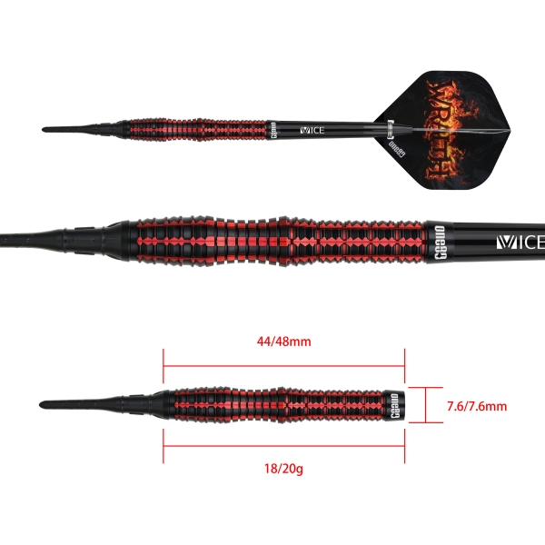 One80 Wraith W2 Softdart 20g