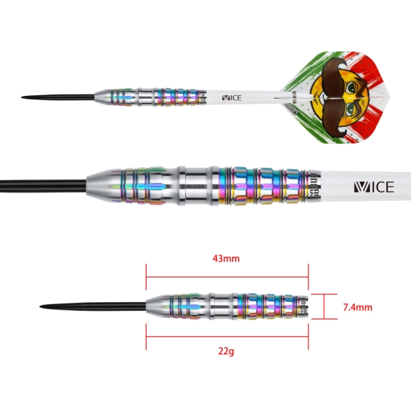 ONE80 Mamo Massimo Signature Steel Dart 22g