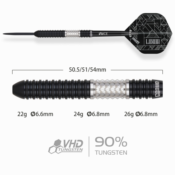 Luxor II Iota Steeldart 24g