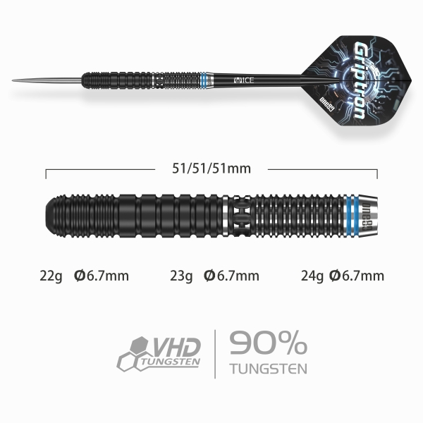 One80 Griptron GT4 Steeldart 23g