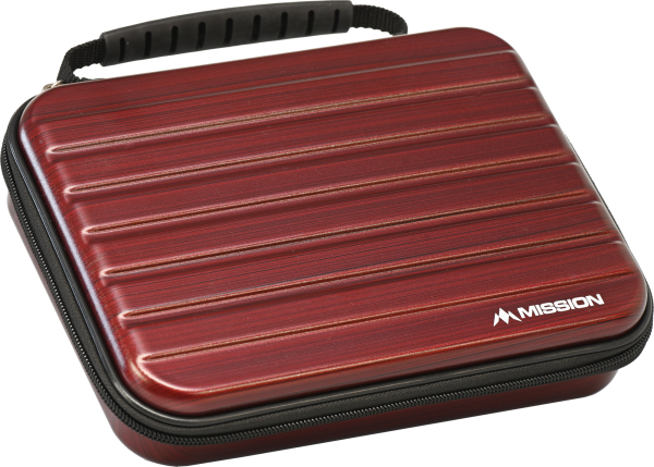 Mission ABS-4 Darts Case Metallic Dunkelrot