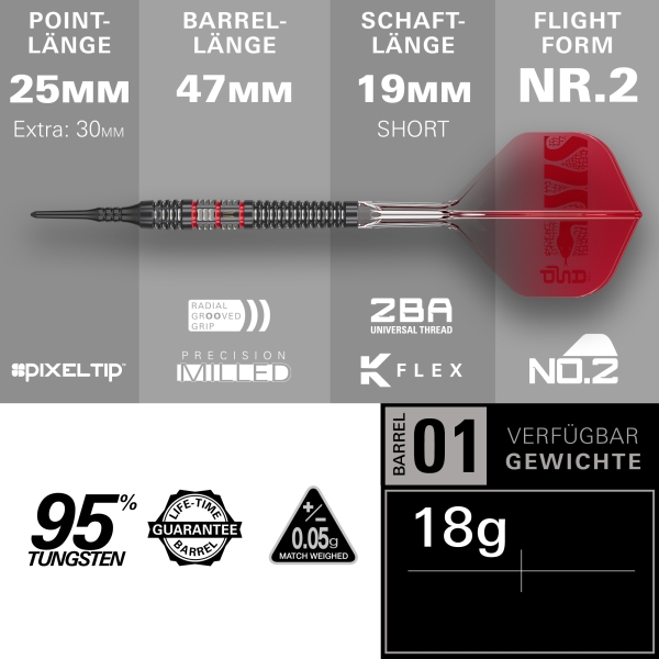 Target Nathan Aspinall 95K Softdarts 18g