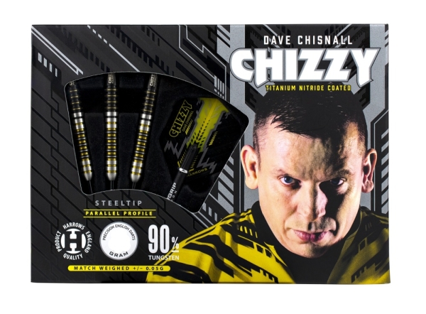 Harrows Dave Chisnall Chizzy 90% Tungsten Steeldarts 24 Gramm
