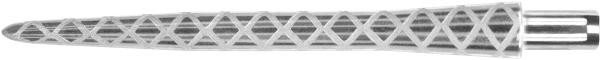 Target Firestorm Stahlspitzen Silber Diamond 30mm